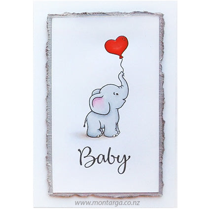 Card Sample - Baby Elephant