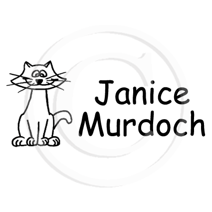 Cat Personalised Name Stamp