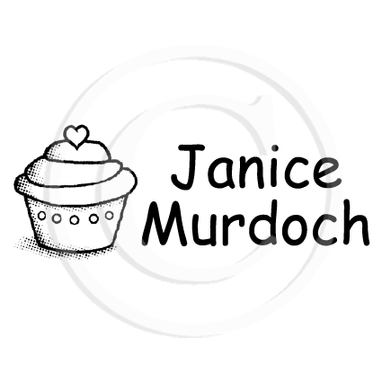 Cupcake Personalised Name Stamp