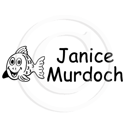 Fish Personalised Name Stamp