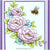 Card Sample - Flowers and Bee - purple