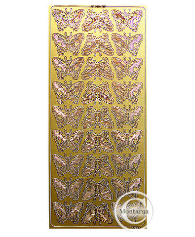 Butterflies Gold - PeelCraft PC1631G