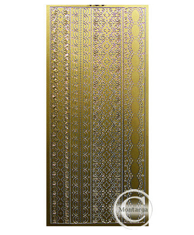 Lacy Borders Gold - PeelCraft PC2462G