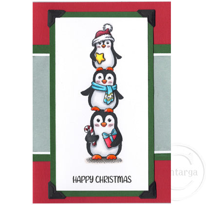 Christmas Penguins - Red
