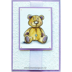 Card Sample - Watercolour Teddy