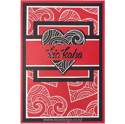 Card Sample - Heart - Kia Kaha