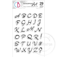 Clear Stamps - Swirly Alphabet Upper Case