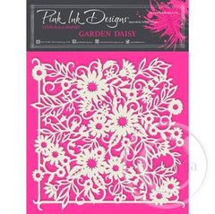 Pink Ink Design Stencil - Garden Daisy ST016